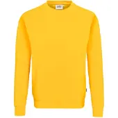 Hakro 475 Comfort Fit Sweatshirt ronde hals geel, Effen