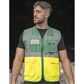 Korntex KX802 Executive Multifunctional Safety Vest Berlin - Roze