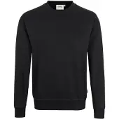 Hakro 475 Comfort Fit Sweatshirt ronde hals zwart, Effen