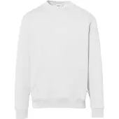 Hakro 471 Comfort Fit Sweatshirt ronde hals wit, Effen