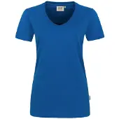 Hakro 0181 Women's V-neck shirt MIKRALINAR - Blauw