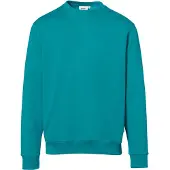 Hakro 471 Comfort Fit Sweatshirt ronde hals donkergroen, Effen