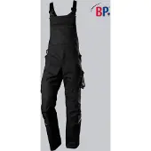 Bp 1979-570-0032 Lichte Tuinbroek met kniezakken - Zwart