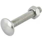 Deltafix - Slotbout m8x60mm rvs