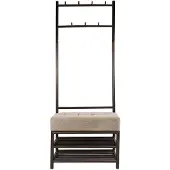 Fraaai - Odell garderobebank 70 cm - brons