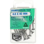 Deltafix - Sp.pl.schr.torx 3,0x20mm rvs 36st