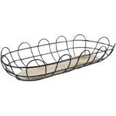 C&T Torre Broodmand Zwart 40,6x15,2xh7,6cm Metaal