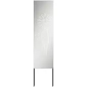 vidaXL Tuin Privacy Scherm Zilver 32 x 140 cm Gegalvaniseerd staal