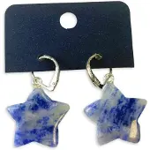 Ruben Robijn Sodaliet ster oorbellen - fashion jewelry