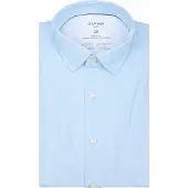 Olymp Luxor Overhemd Pied De Poule Blauw