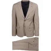 Suitable Toulon Kostuum Wol Sand | Beige | Maat 54