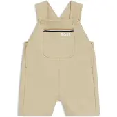 BOSS Katoenen tuinbroekje voor baby’s met logoprint