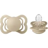 BIBS supreme speen | vanilla silicone | Maat 1 0-6 maanden