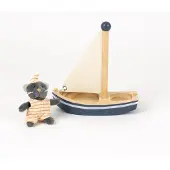 Egmont toys knuffel Malo de kat in boot 18x18x8 cm baby speelgoed.