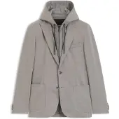 BOSS Slim-fit colbert met hoodie binnenin Maat 50