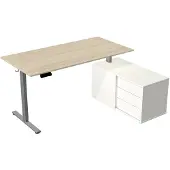 Kerkmann Elektrisch Zit-Sta Bureau met Sideboard Move New Base 160x80 Essen