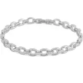 Luxenter Armband met schitterende zirkonia en rhodiumafwerking - Yaris