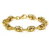Luxenter Armband met 18-karaats geelgouden afwerking - Laneda