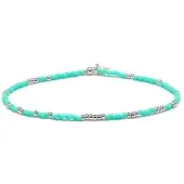 Luxenter Armband van blauw kristal met 925 sterling zilveren afwerking - Xanvi