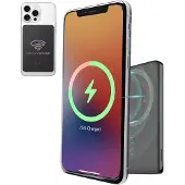 Golden Sound Powerbank 5.000 mAh - Geschikt voor MagSafe systeem - Powerbanks - Magnetisch opladen - Noodpakket - Draadloos opladen - Met USB-C Poort