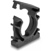 DeLOCK Kabelbuis houder Kunststof Zwart (l x b x h) 35.0 x 35 x 15 mm 4 stuk(s)