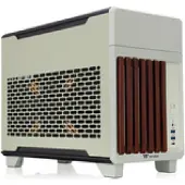 Thermaltake CA-11A-00SENN-WS Mini-tower PC-behuizing Groen (matcha) Geschikt voor AIO-waterkoeling