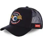 Von Dutch - Snapback Trucker Cap RAG/BLK | One Size | Verstelbaar | Druksluiting - Zwart