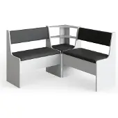 Vicco Roman Eetkamerhoekbank – 120 x 120 cm Zonder tafel Wit