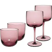 Villeroy & Boch Wein- und Wassergläser Like Glass Set van 4
