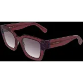Longchamp Zonnebril LO771S 50/20/140 Transparant wijn/marmer burgundy Acetaat VROUW LO771S