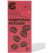 HEMA Koffiecups espresso classic - 20 stuks