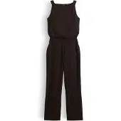 Opus Jumpsuit 'Mefiza' chocoladebruin