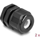 DeLOCK Kabelwartel | M16 | 5-10 mm | EX | IP68 | zwart | 2 stuks