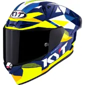 Kyt R1R Diamond, integraalhelm ,Blauw/Wit/Geel ,XS