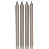 Scandi Essentials Ambiance dinerkaarsen 4-pack 27 cm Taupe