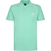 Petrol Industries Shirt groen / wit