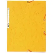 Exacompta 3-klepsmap 55509E A4 Karton Elastiek 24 (B) x 32 (H) cm Geel 25 Stuks