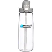 Nalgene - Straw Bottle - drinkfles - waterfles - rietje - 650ml Clear/Gray Cap Sustain NIEUW!