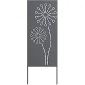 vidaXL Tuin Privacy Scherm Antraciet 50 x 140 cm Koudgewalst staal