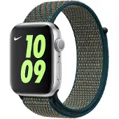 Apple Nike Sport Loop Band voor de Watch | 44/45/46/49 mm - Hyper Crimson / Neptune Green