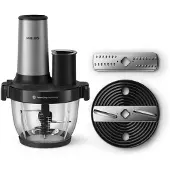Philips 5000 series HR1504/00 - Elektrische hakmolen - 1,2 l - Zwart - Roestvrijstaal