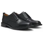 HUGO Derbyschoenen van leer met reliëflogo Maat 39