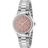 Gucci YA1265033 G-Timeless Roze Wijzerplaat Dames Horloge