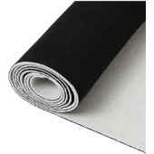 INF Suède Hemelbekleding Stof voor Auto Interieur Reparatie Black
