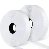 INF Klittenband met zelfklevende tape Wit 3 cm / 8 m