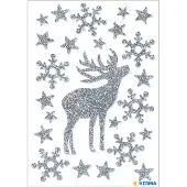 Herma Stickers Hert, glitter - 10 stuks