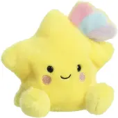 Aurora Eco Friendly Serie - Knuffel Spadająca gwiazdka - 13 cm - Geel - Zacht Pluche