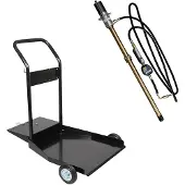 JBM 50935 Oliepompkit &amp; Slang &amp; Digitale Oliepistool &amp; 50924 Speciale Trommeldragerkar