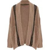 Faina Vest Dames donkerroze