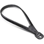 Leica Wrist Strap Leather Braided Black